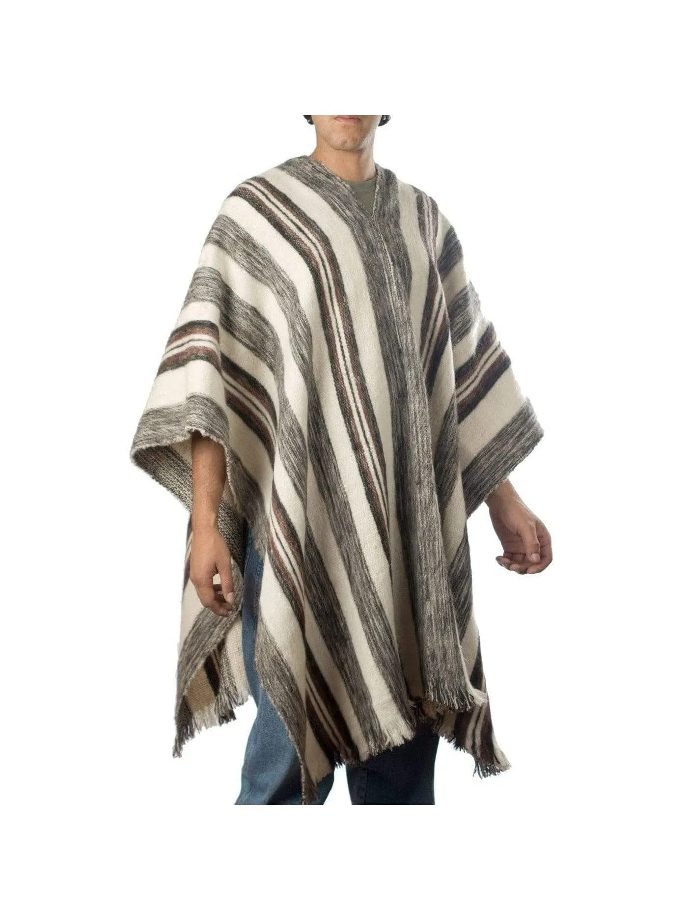 Bolivian "Uyuni" Wool Poncho