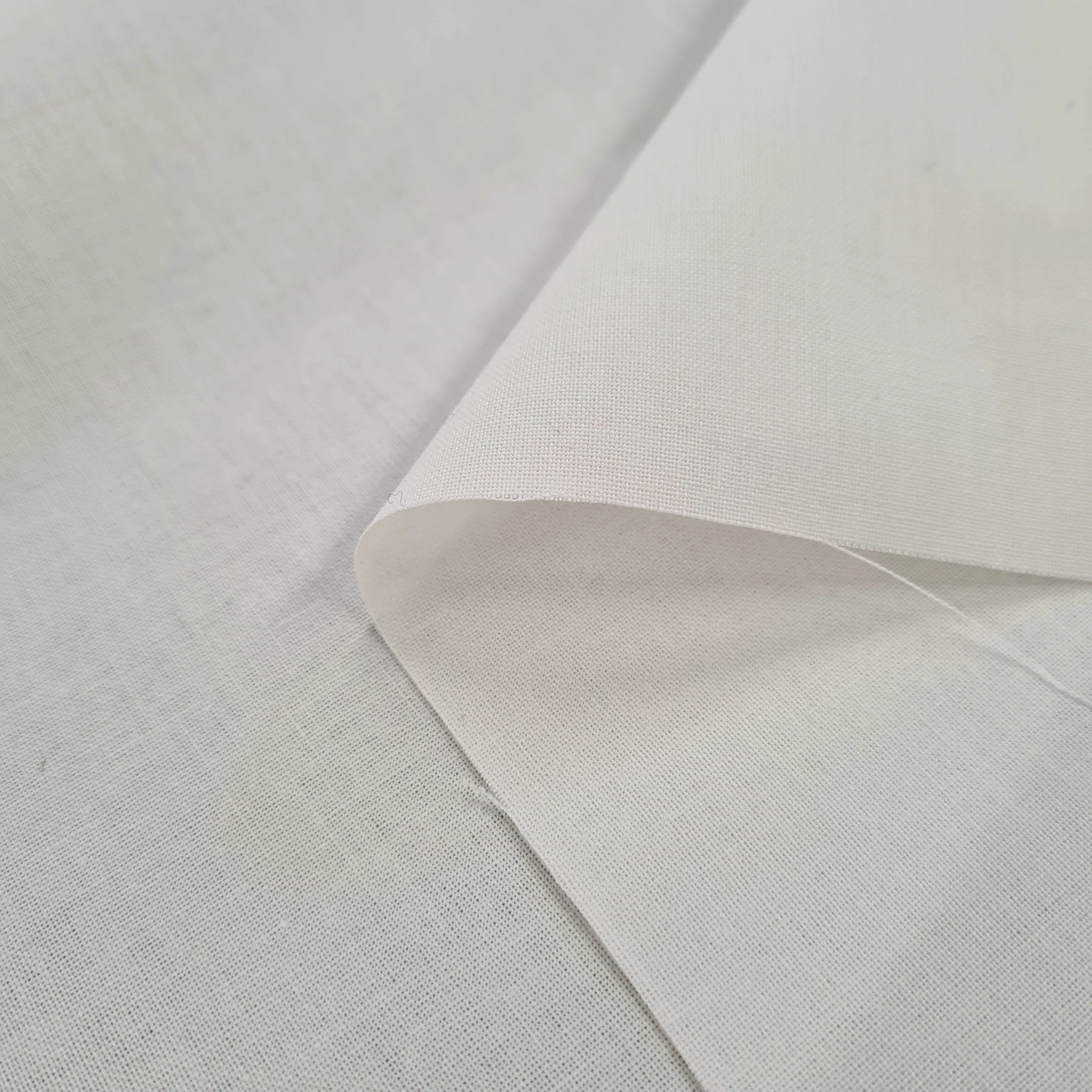 Cream Cotton Lining Fabric, priced by half metre