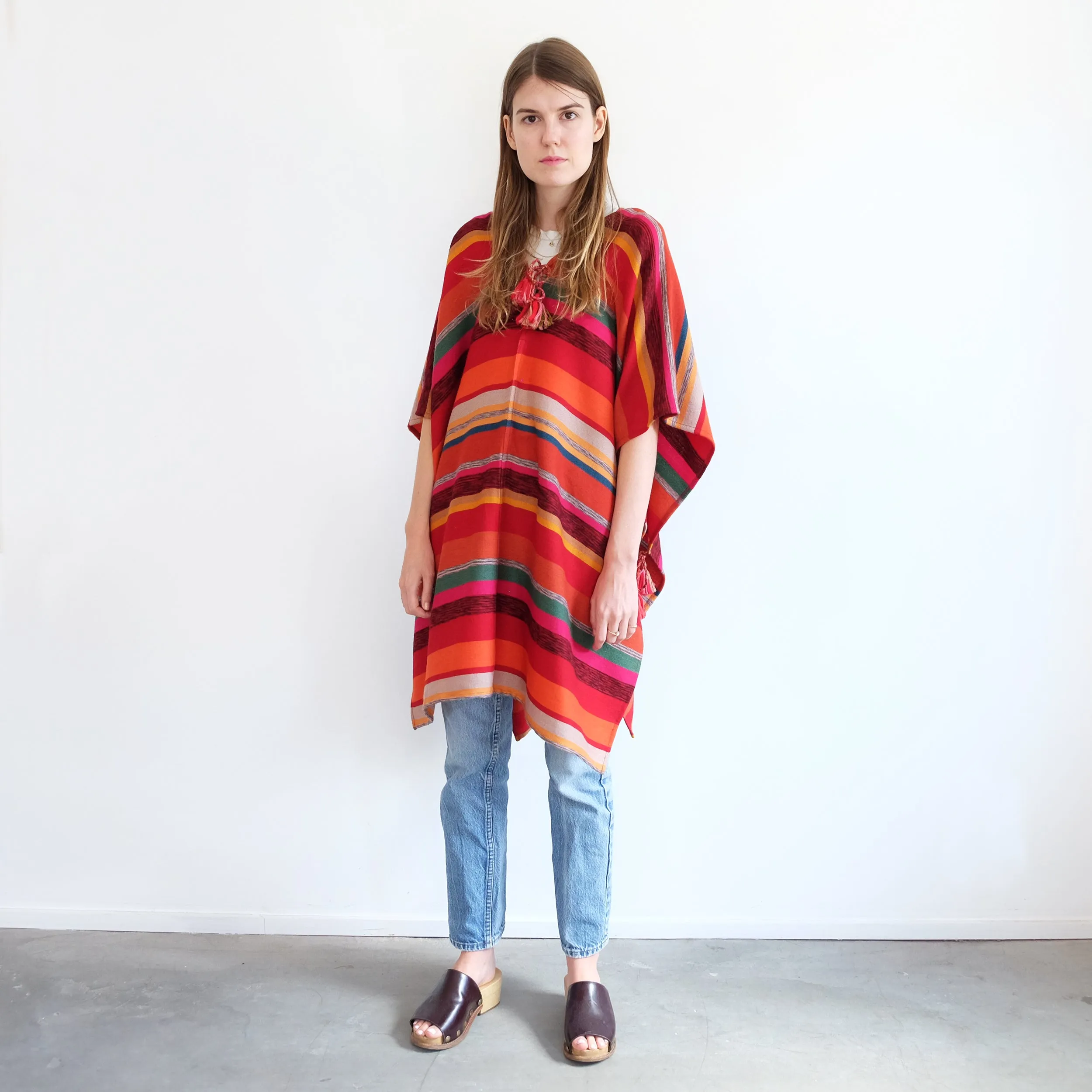 Desert Poncho - Teal