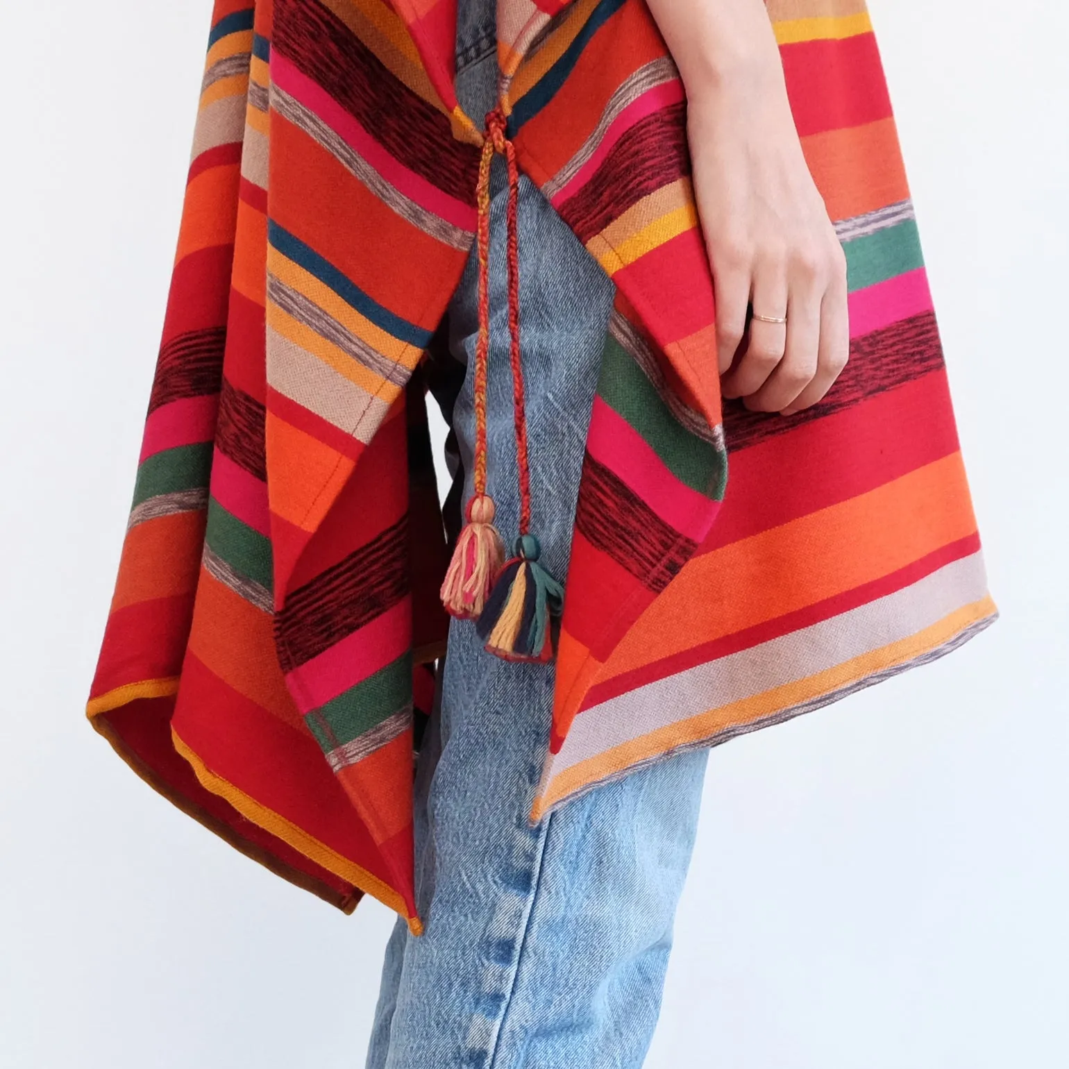 Desert Poncho - Teal