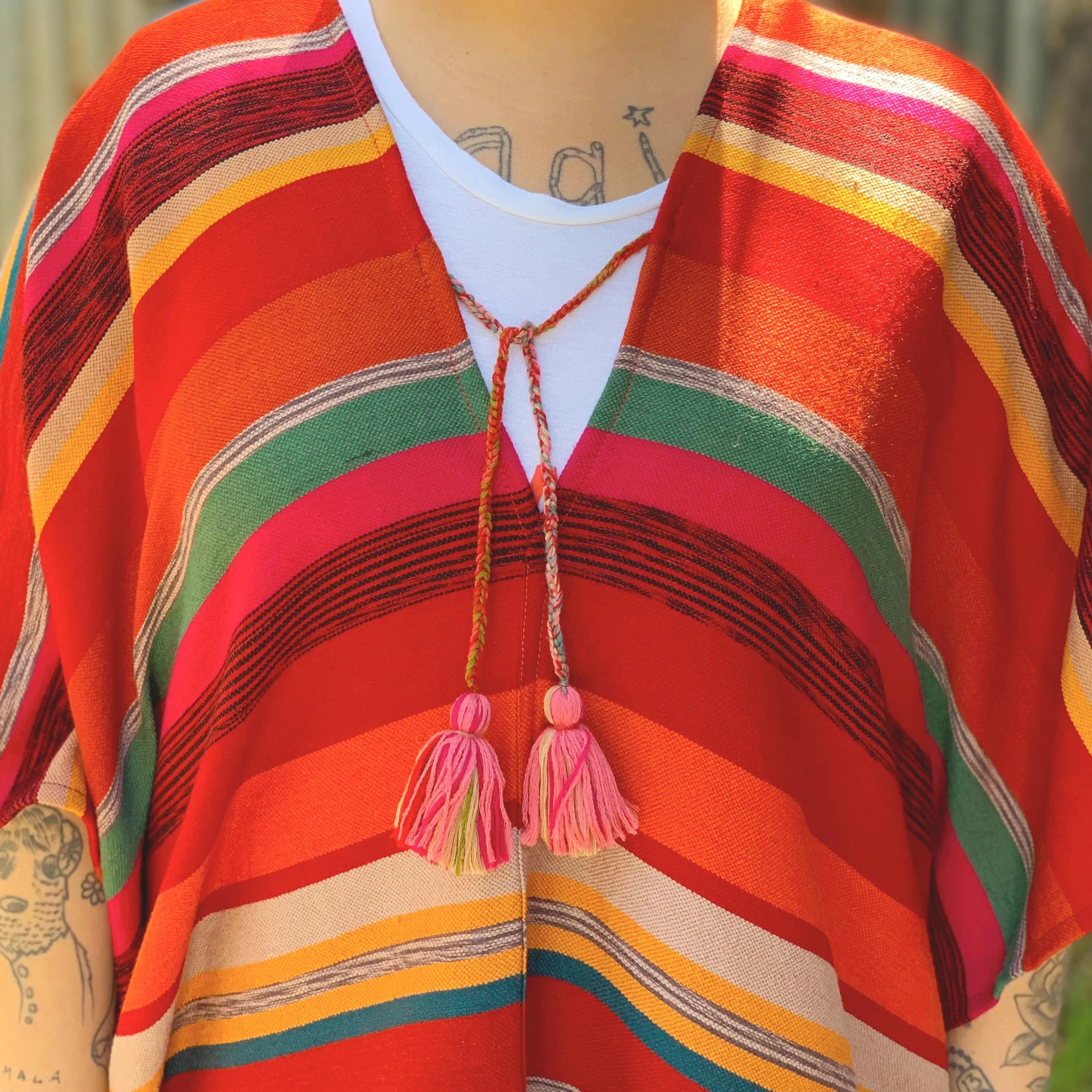 Desert Poncho - Teal