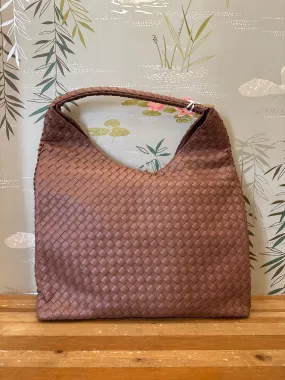 Dominique Woven Bag Mauve