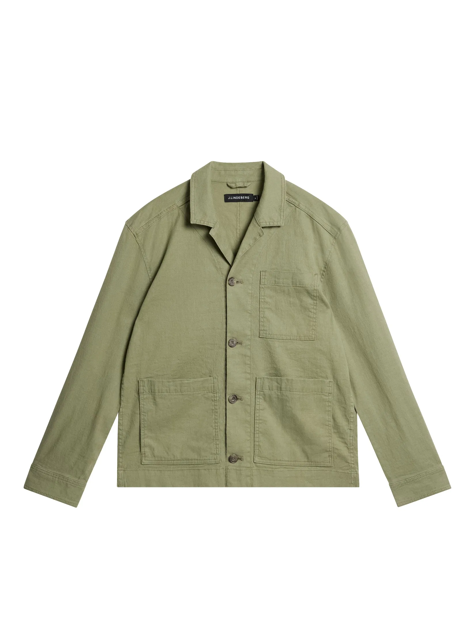 Errol Linen Workwear Overshirt