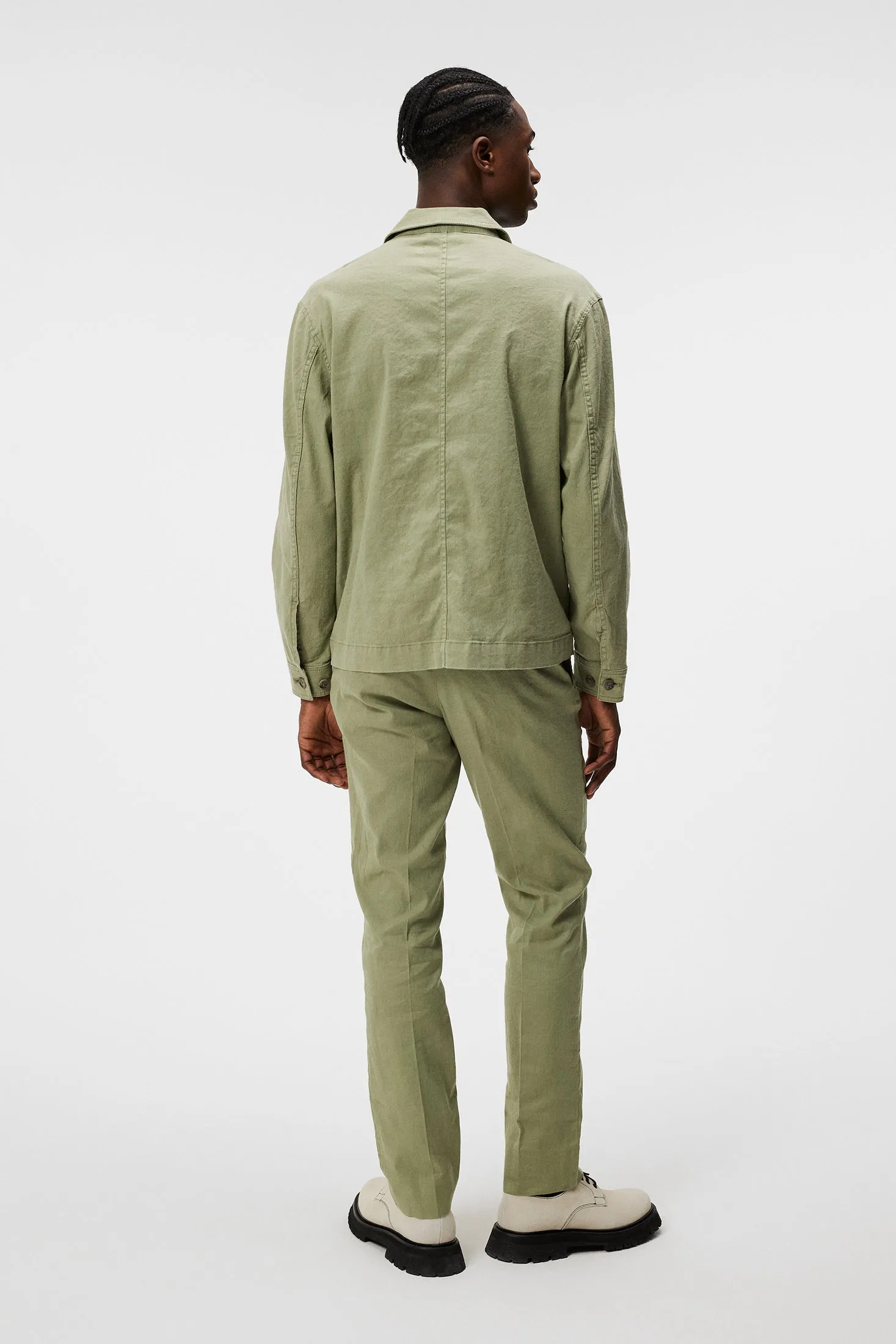 Errol Linen Workwear Overshirt