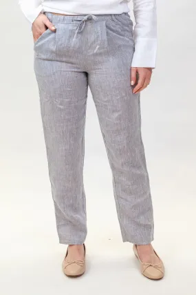 GA90 Classic Linen Pants in Smoke