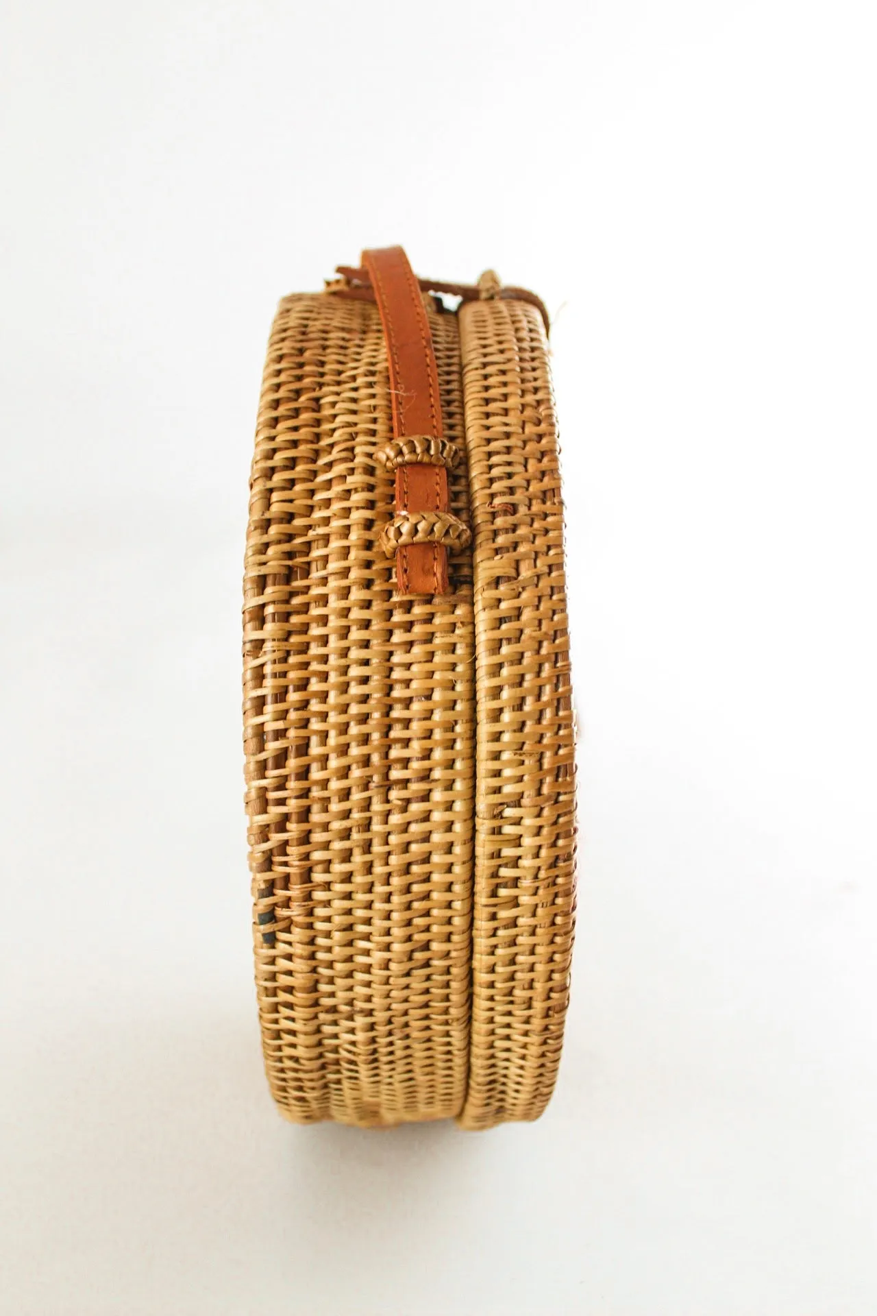 Large Woven Basket Bag