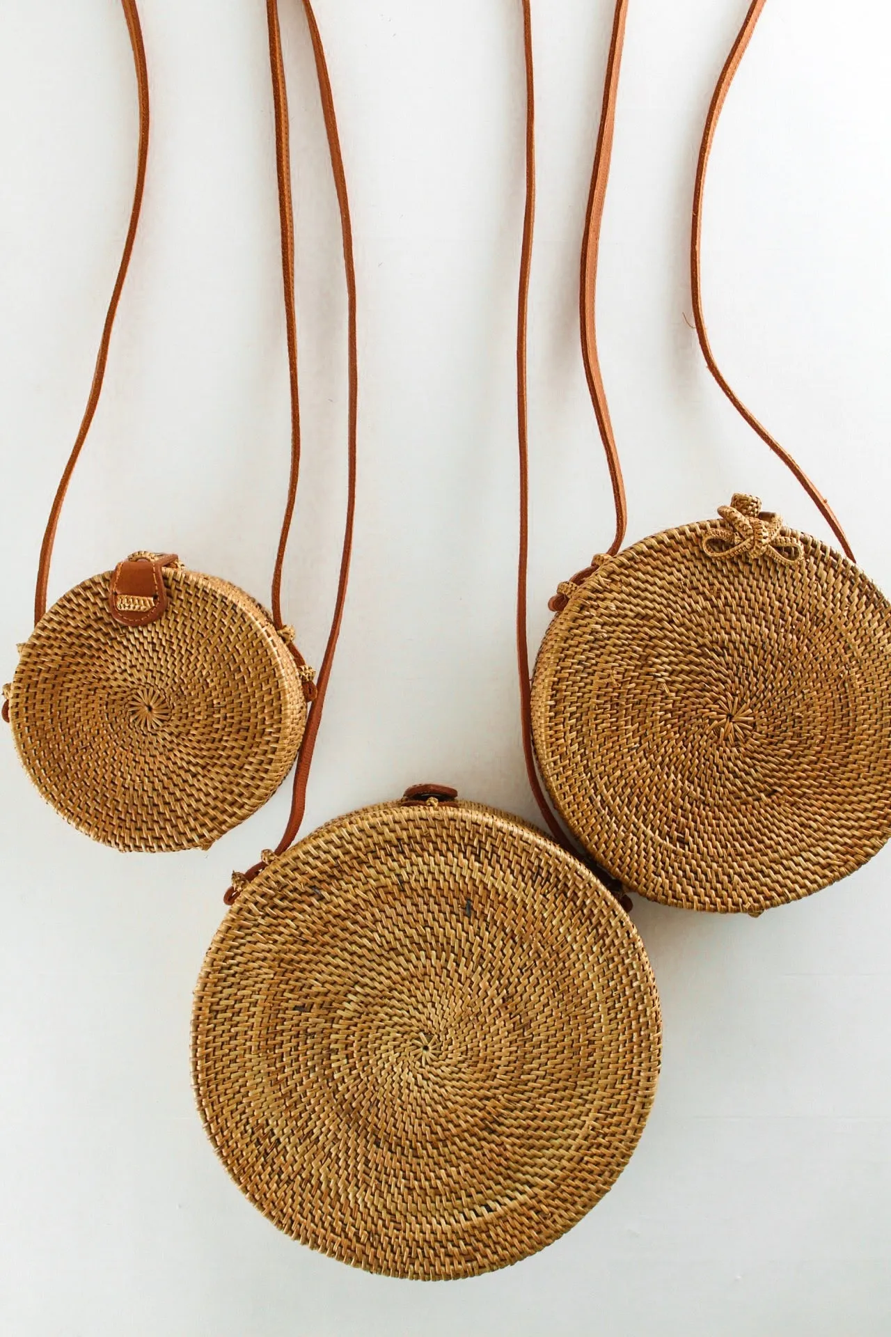 Large Woven Basket Bag