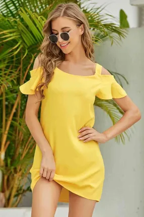 Lemonade Crush Yellow Mini Dress