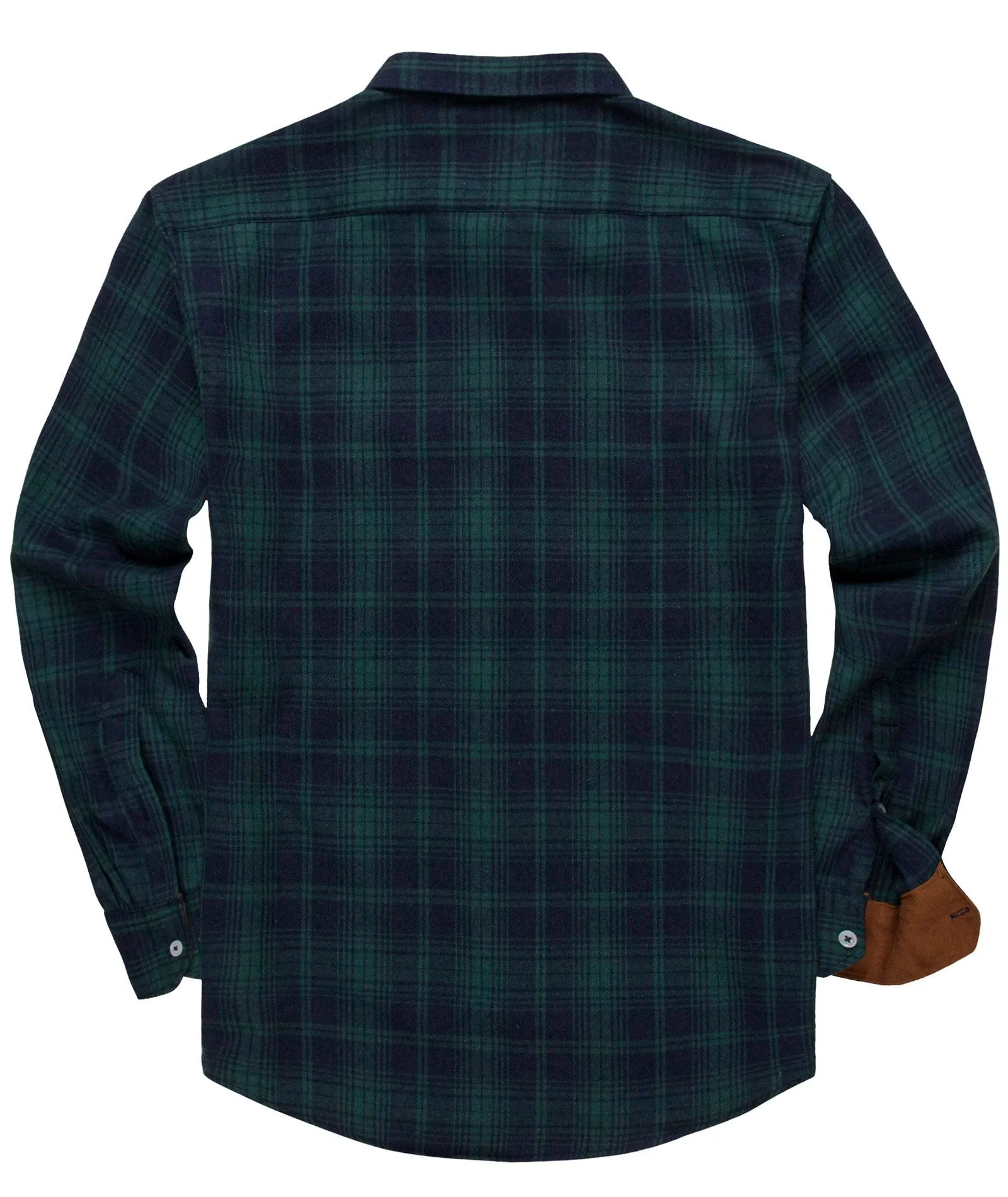 Men's Casual Button Up Classic Plaid Shirt-ZPK006237