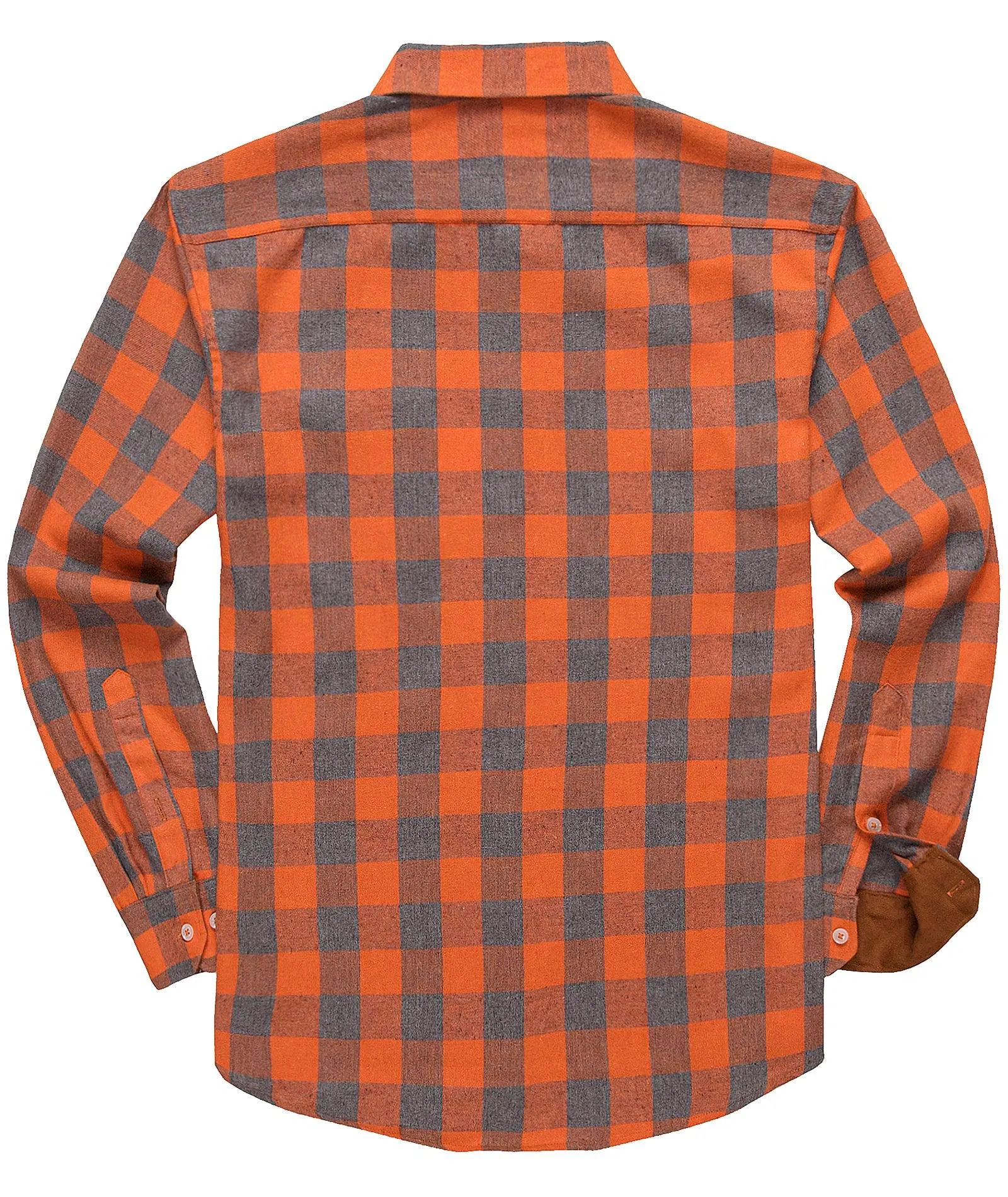 Men's Casual Button Up Classic Plaid Shirt-ZPK006237