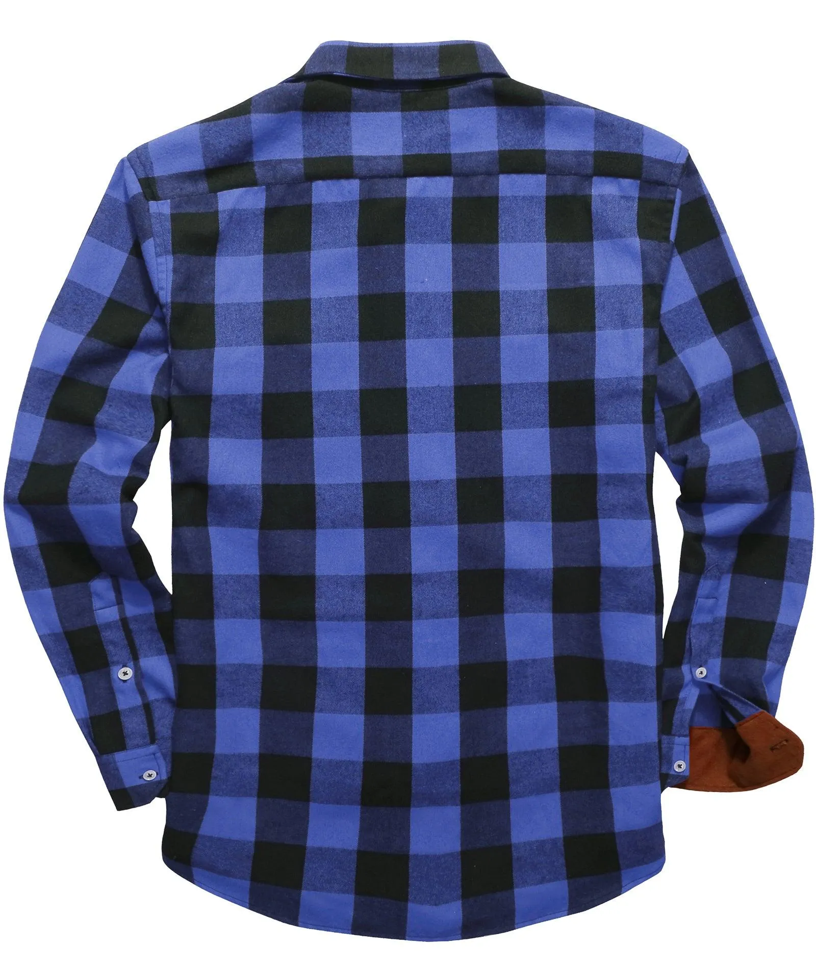 Men's Casual Button Up Classic Plaid Shirt-ZPK006237