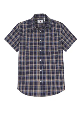 Men's Lightweight Plaid Short Sleeve Shirt