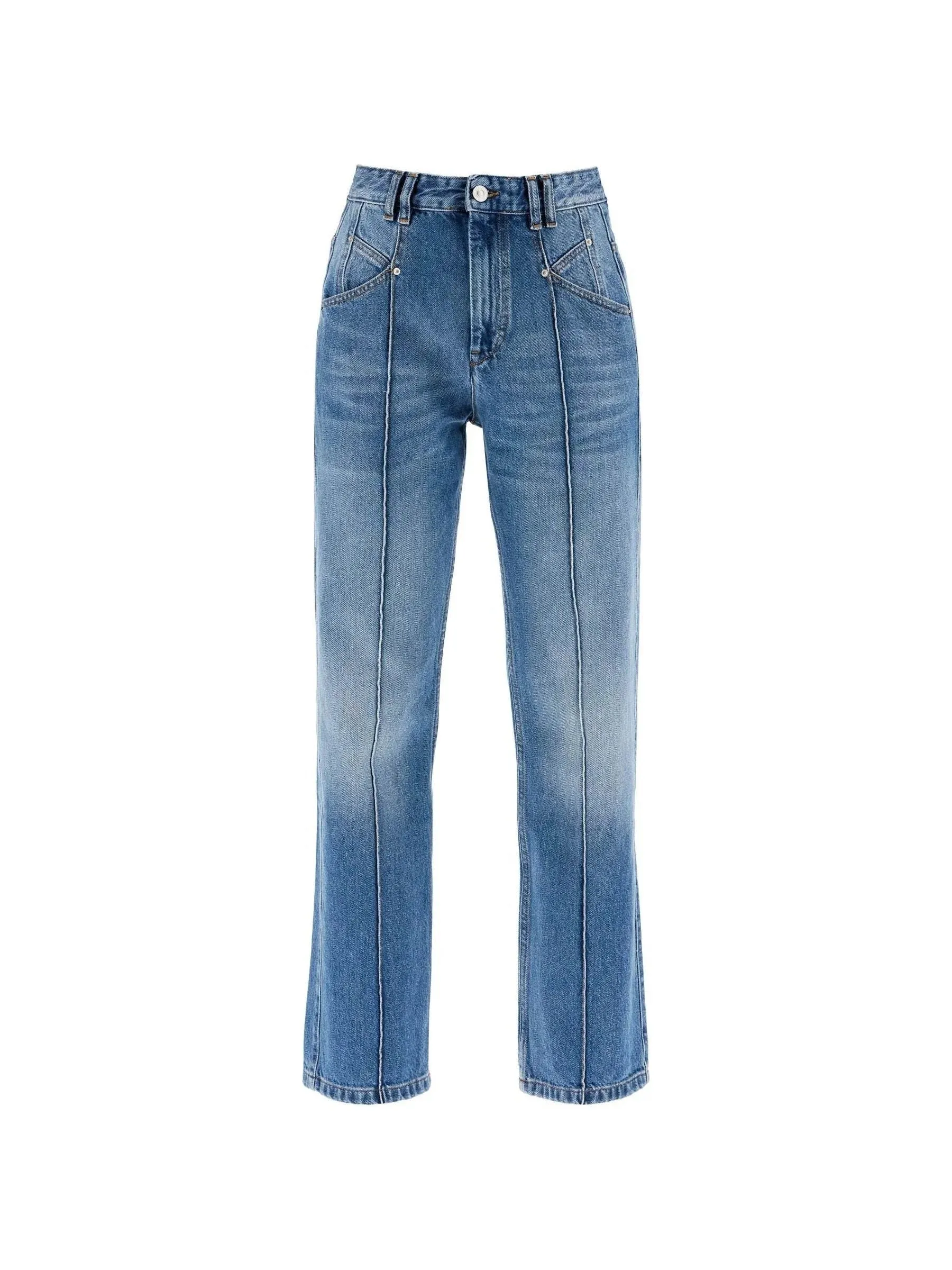 Nadèges Distressed Denim Jeans