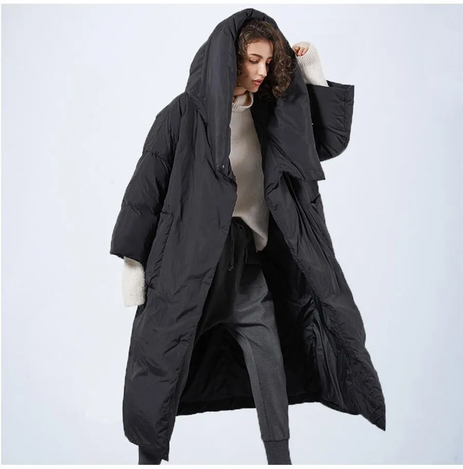 New Jacket Collection Winter Stylish Windproof Female Coat Womens Quilted Coat Long Warm Parkas Tops