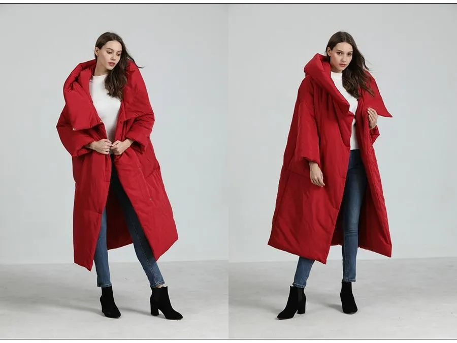 New Jacket Collection Winter Stylish Windproof Female Coat Womens Quilted Coat Long Warm Parkas Tops