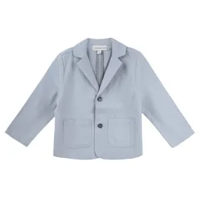 Oscar Linen Suit Jacket Ice Blue