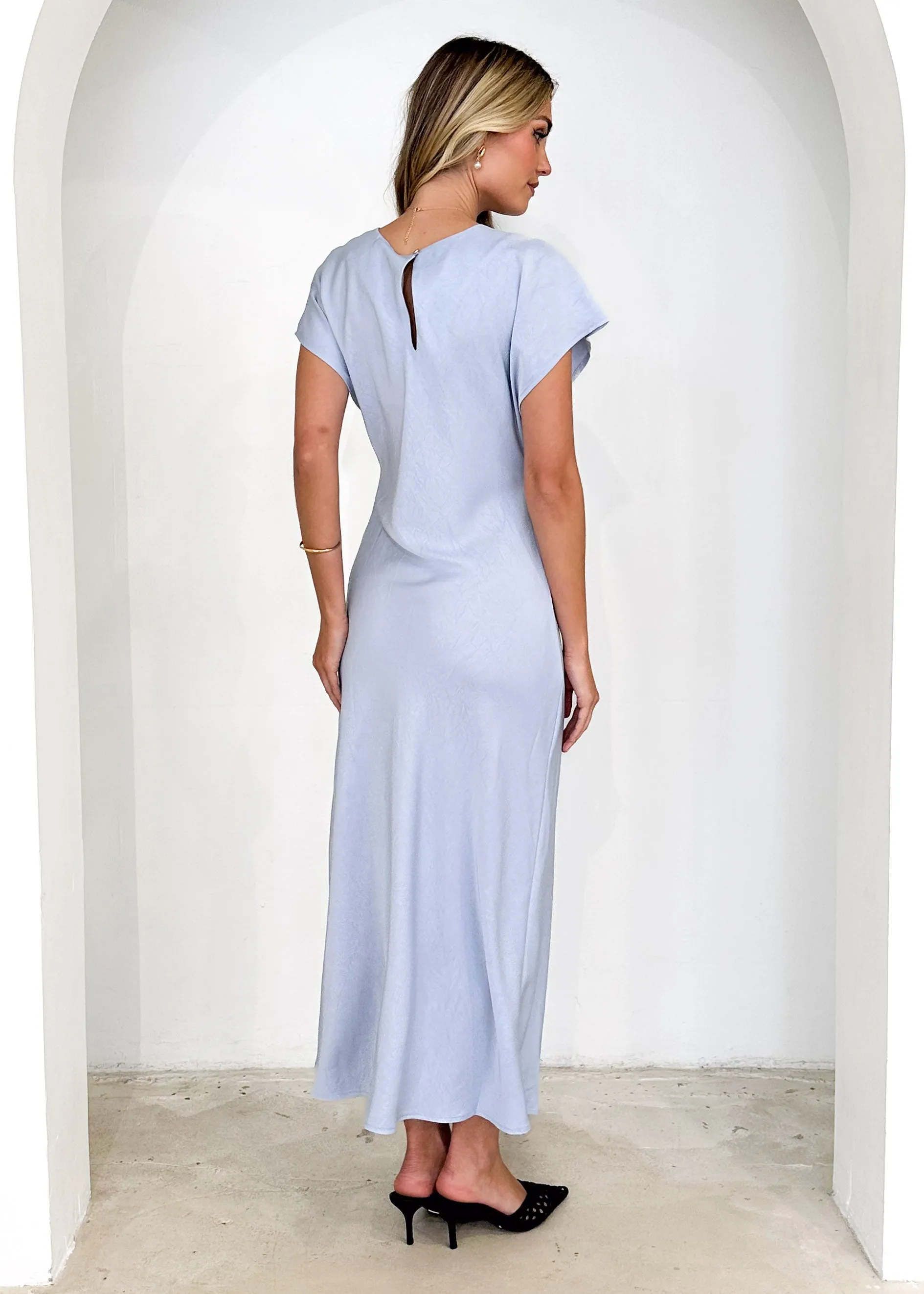 Pania Midi Dress - Powder Blue