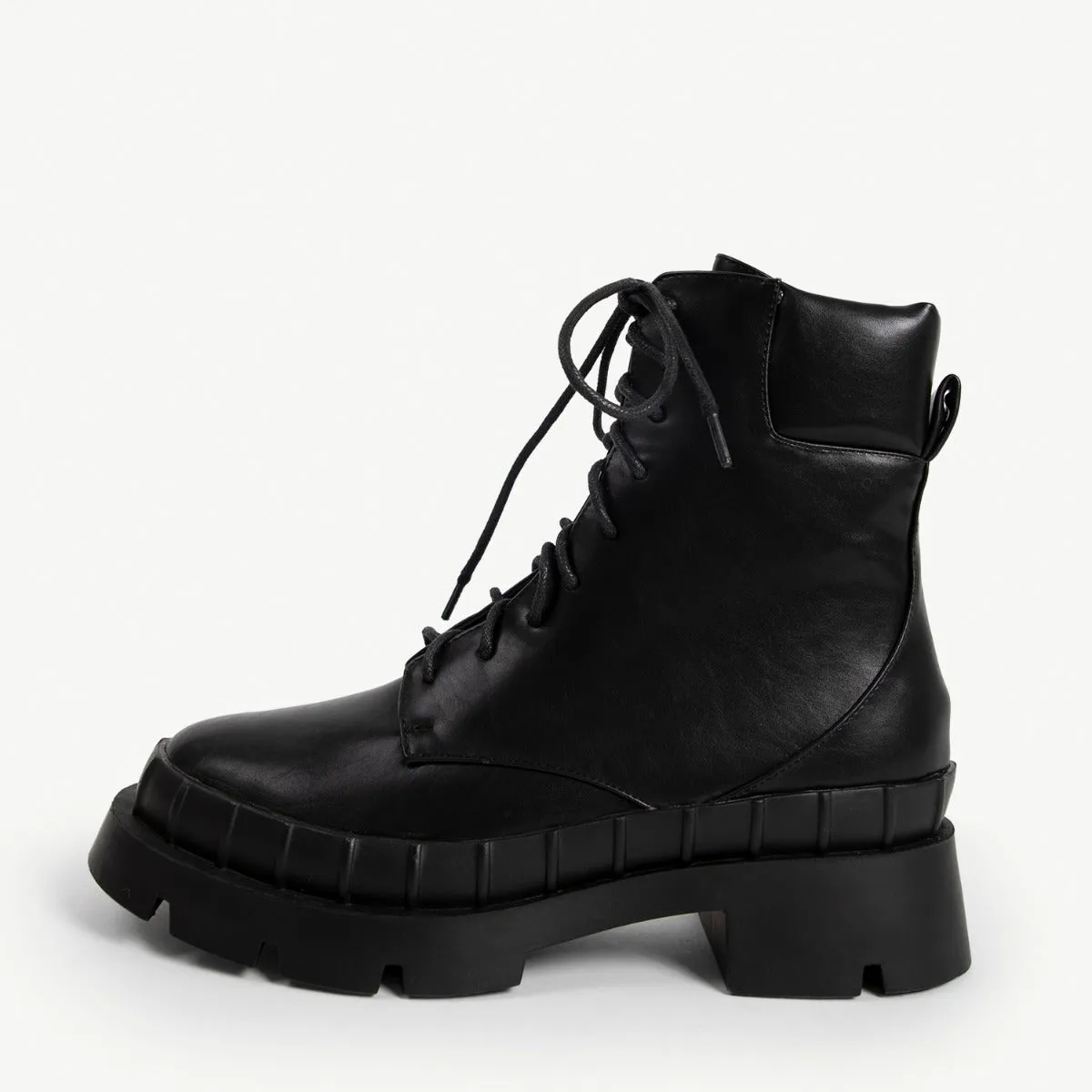 RAID Prestone Chunky Ankle Boot in Black