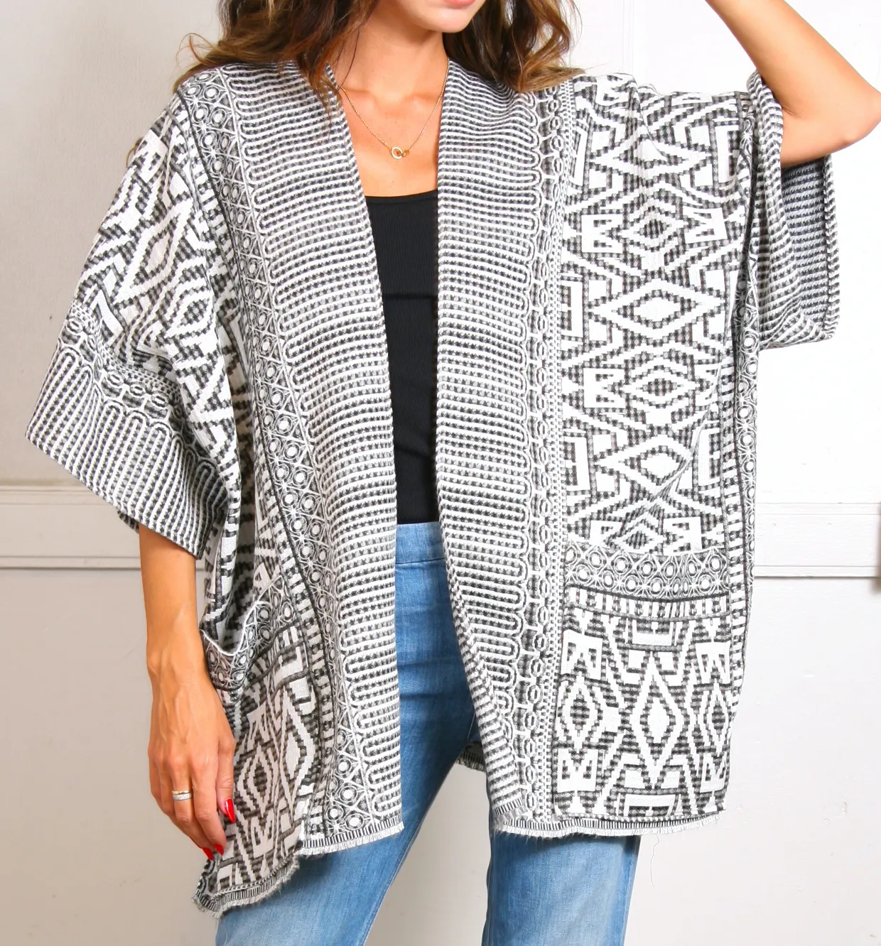 Scandi Weave - Boho Cardi