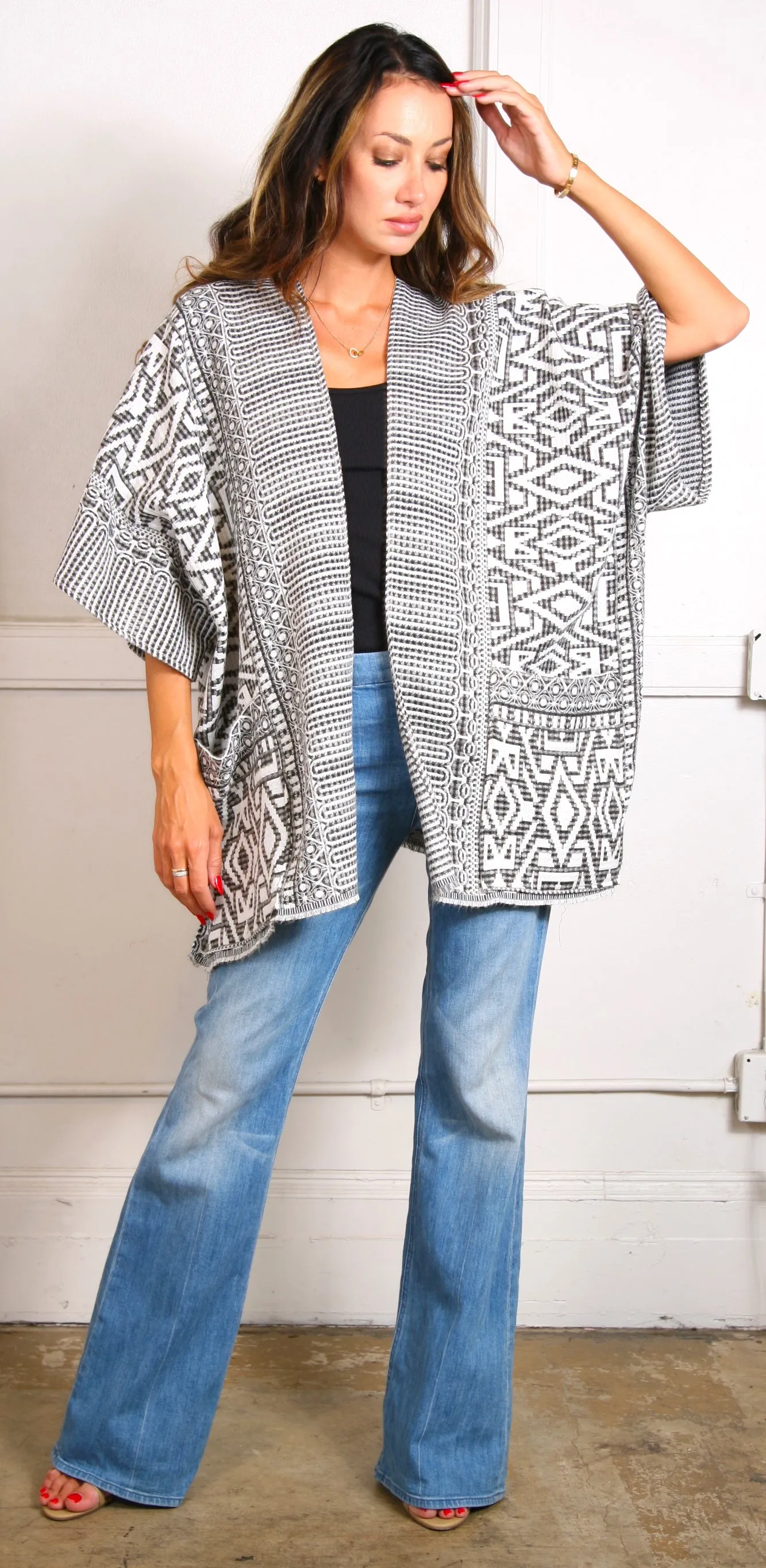 Scandi Weave - Boho Cardi