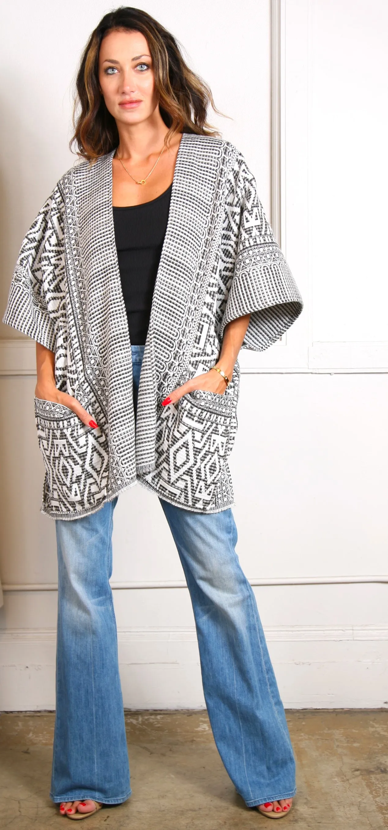 Scandi Weave - Boho Cardi