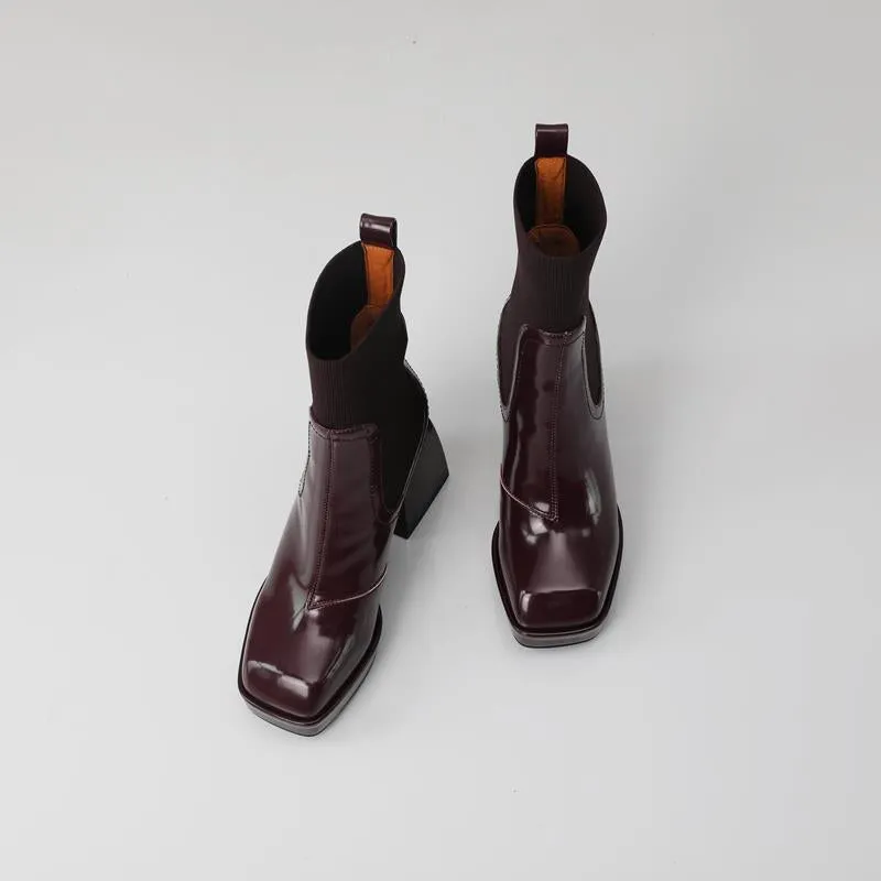 Toby Chunky Heel Chelsea Boots