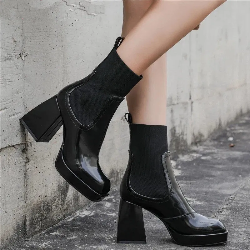 Toby Chunky Heel Chelsea Boots