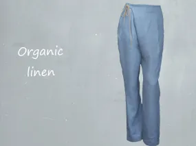 Wrap broek biologische linnen / organic linen wrap pants,